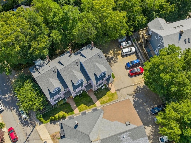 14 Belmont St Unit C, Somerville, MA 02143 - drone / aerial view