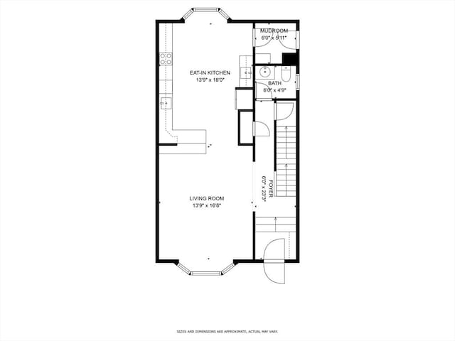 14 Belmont St Unit C, Somerville, MA 02143 - view of room layout