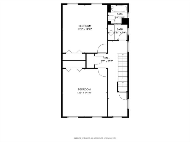 14 Belmont St Unit C, Somerville, MA 02143 - view of room layout