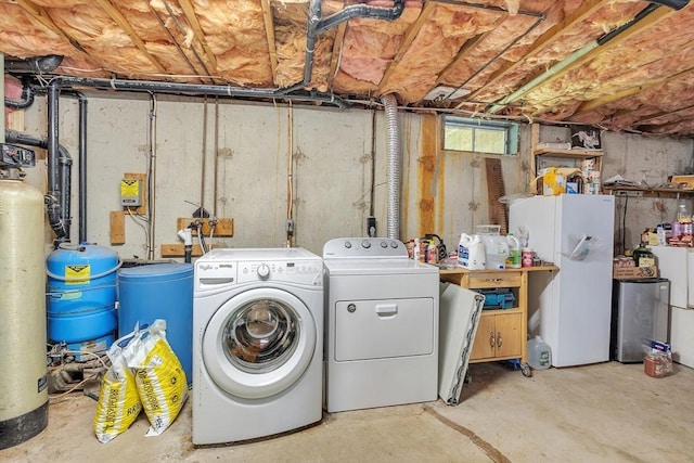 laundry area featuring separate washer and dryer
