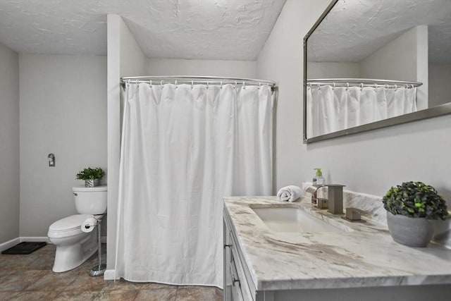 160 Regan St, Gardner, MA 01440 - full bath featuring vanity, a textured ceiling, and a shower with shower curtain