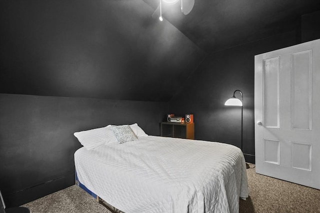 160 Regan St, Gardner, MA 01440 - bedroom featuring carpet floors, lofted ceiling, and ceiling fan
