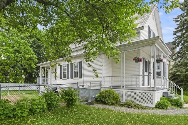 160 Regan St, Gardner, MA 01440 - view of front of house with covered porch