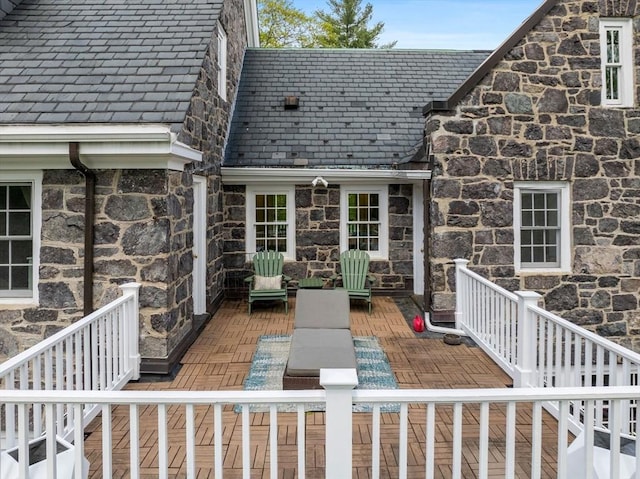 90 Burr Dr, Needham, MA 02492 - wooden terrace featuring outdoor lounge area