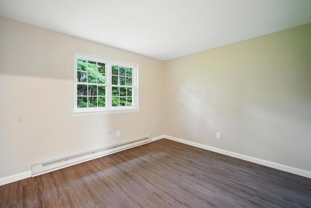 2 Maple Crest Cir Unit F, Holyoke, MA 01040 - spare room featuring baseboard heating and wood finished floors