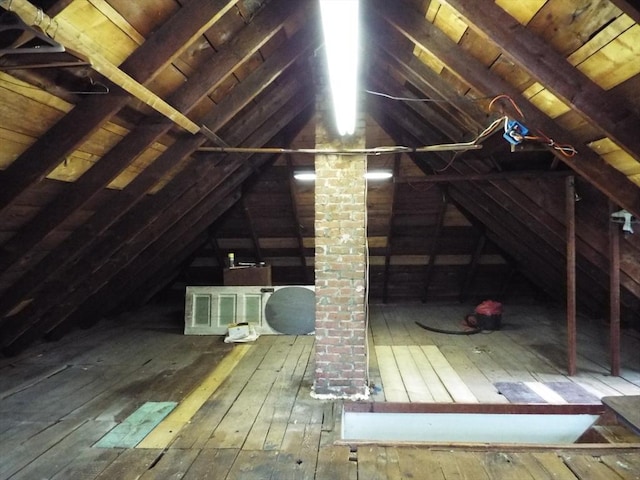 67 Gardner, Boston, MA 02132 - view of unfinished attic