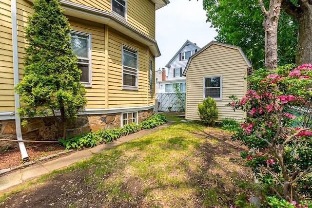 67 Gardner, Boston, MA 02132 - view of yard