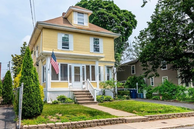 67 Gardner, Boston, MA 02132 - traditional style home featuring a front yard