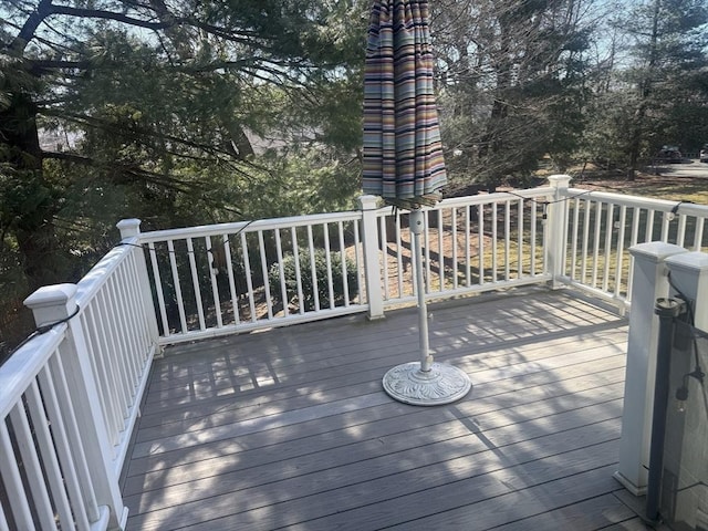 view of deck