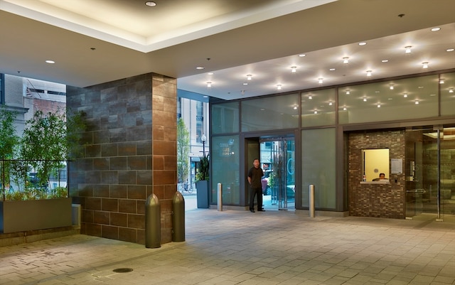 view of community lobby