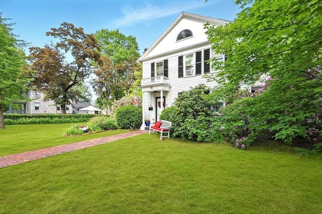 96 College St, South Hadley, MA 01075 - neoclassical / greek revival house featuring a front yard