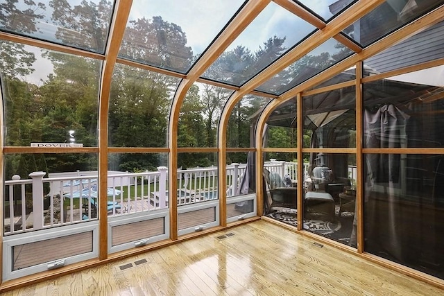 18 Village Hill Rd, Dover, MA 02030 - unfurnished sunroom with lofted ceiling