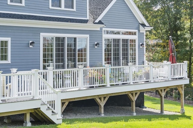 5 Bullens Way, Canton, MA 02021 - wooden terrace featuring a yard