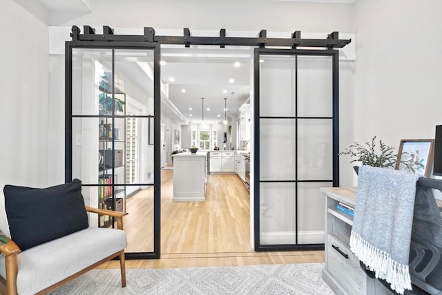 356 Bunker Hill St Unit 2, Boston, MA 02129 - office area with light wood finished floors and recessed lighting