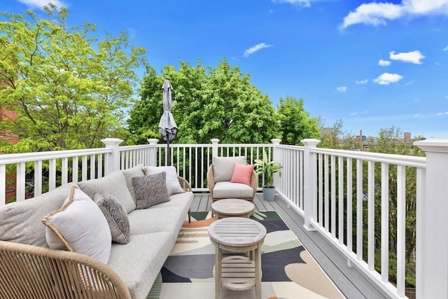 356 Bunker Hill St Unit 2, Boston, MA 02129 - wooden deck with outdoor lounge area