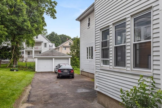 18-20 Presentation Rd, Boston, MA 02135 - view of property exterior featuring an outbuilding and a detached garage