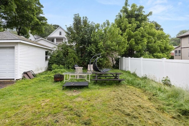 18-20 Presentation Rd, Boston, MA 02135 - view of yard featuring an outdoor fire pit