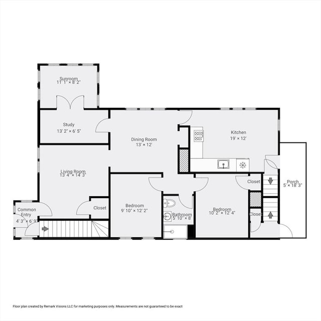 18-20 Presentation Rd, Boston, MA 02135 - view of floor plan / room layout