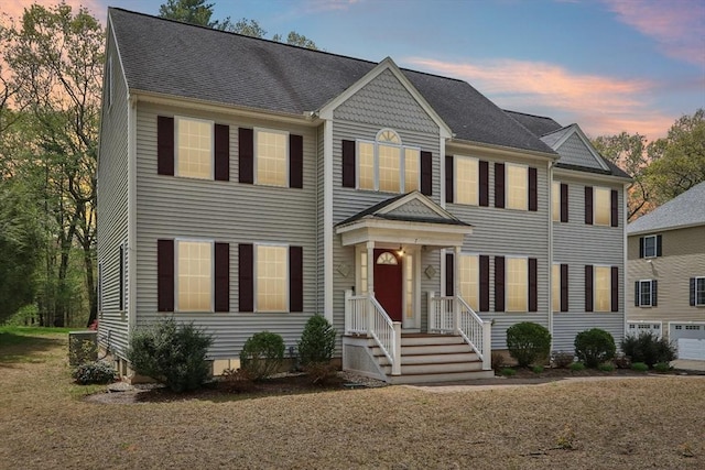 7 Acorn Way, Georgetown, MA 01833 - view of front of home with roof with shingles and a front lawn