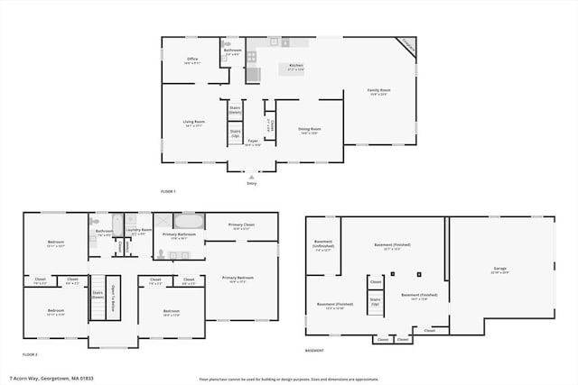 7 Acorn Way, Georgetown, MA 01833 - room layout