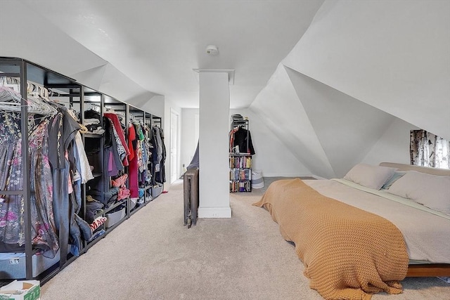 37 Revere St, Springfield, MA 01108 - bedroom with carpet flooring and lofted ceiling