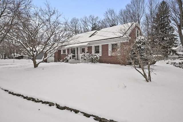 view of ranch-style home