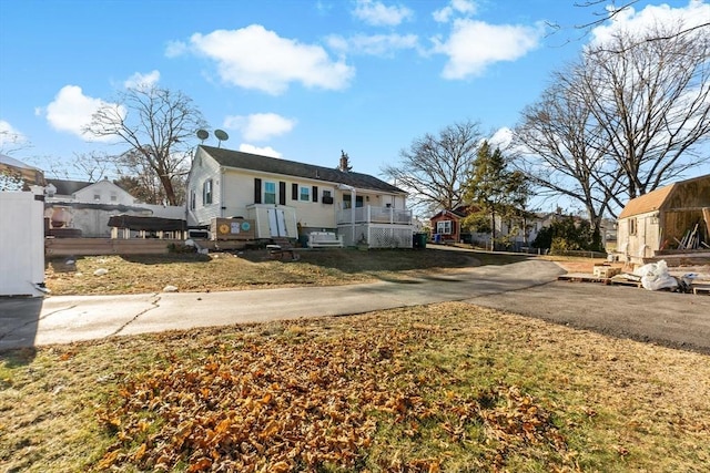 view of rear view of house