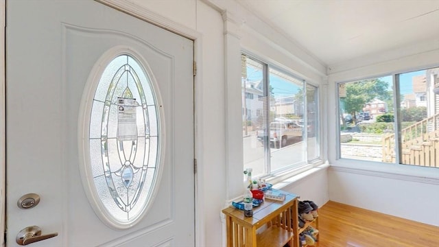 33 Jarvis St, Revere, MA 02151 - entryway with light wood-style flooring