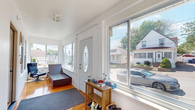 33 Jarvis St, Revere, MA 02151 - sunroom / solarium with wood finished floors