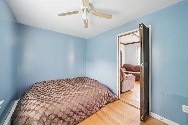 6 Hart Ave, Taunton, MA 02780 - bedroom featuring wood finished floors and a ceiling fan