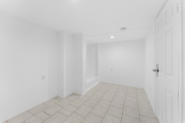212 Princeton St Unit 1, Boston, MA 02128 - empty room featuring light tile patterned floors and recessed lighting