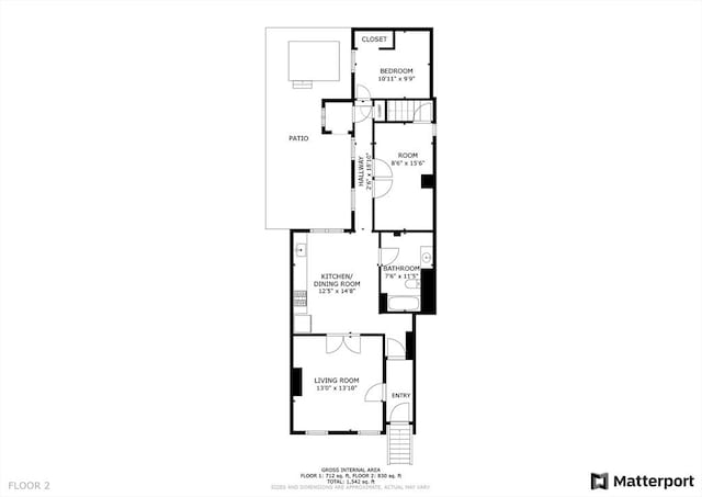212 Princeton St Unit 1, Boston, MA 02128 - view of layout