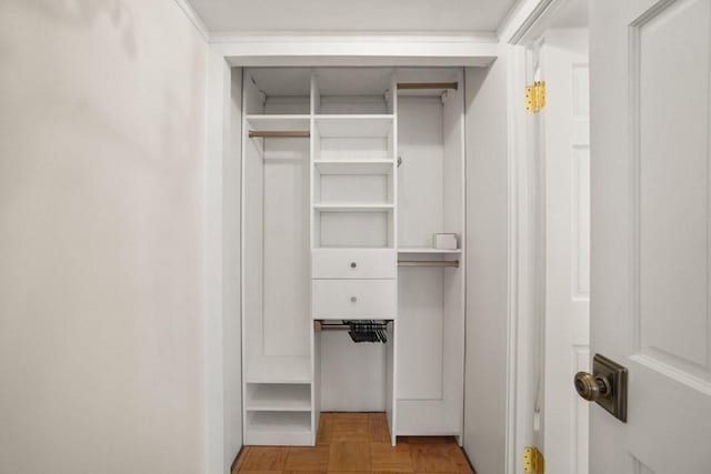 view of closet