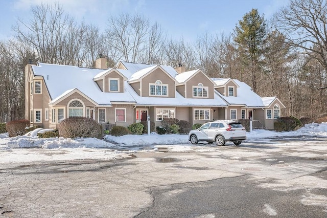 view of cape cod home