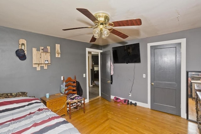 2278-2280 Main St, Palmer, MA 01080 - bedroom with baseboards and a ceiling fan