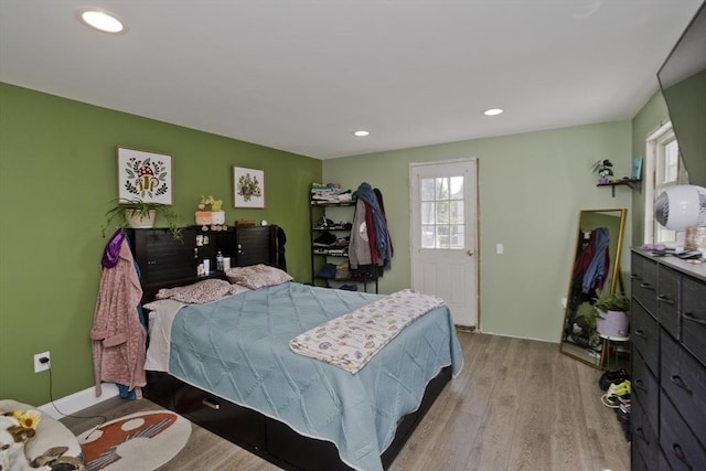 2278-2280 Main St, Palmer, MA 01080 - bedroom featuring wood finished floors and recessed lighting