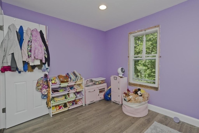 2278-2280 Main St, Palmer, MA 01080 - recreation room with wood finished floors and recessed lighting