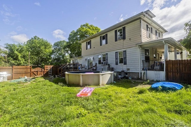 2278-2280 Main St, Palmer, MA 01080 - rear view of house with a fenced backyard