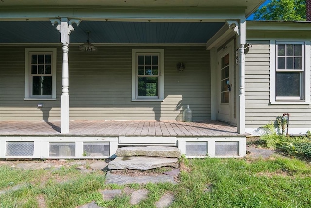 43 Meadow St, Northfield, MA 01360 - view of wooden porch