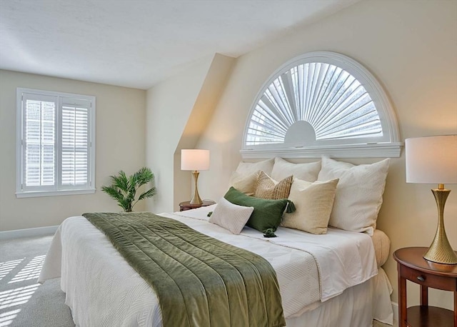 bedroom with carpet flooring