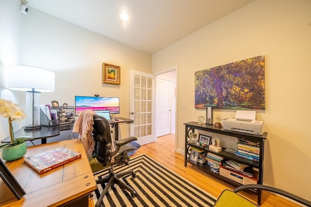 23 Kendall Ct Unit 23, Bedford, MA 01730 - office area featuring wood finished floors