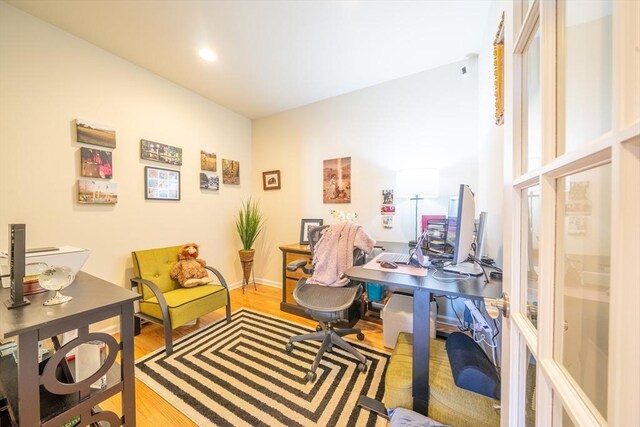 23 Kendall Ct Unit 23, Bedford, MA 01730 - office featuring wood finished floors