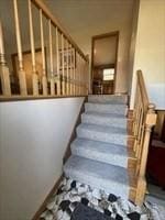 view of stairs