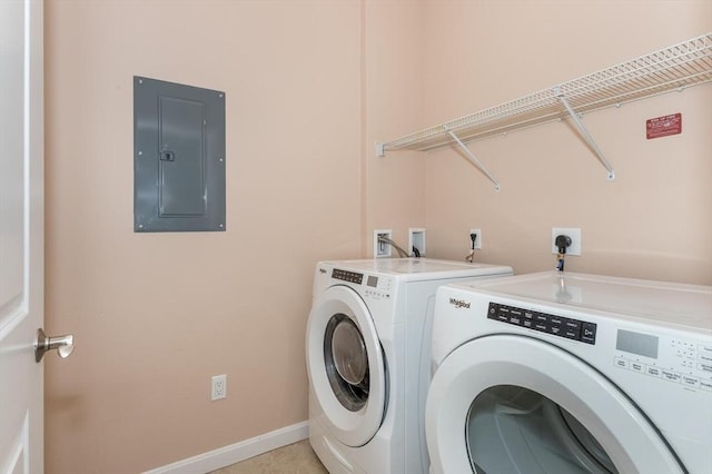 1 Revolution Way Unit 108, Canton, MA 02021 - washroom with electric panel and washing machine and dryer