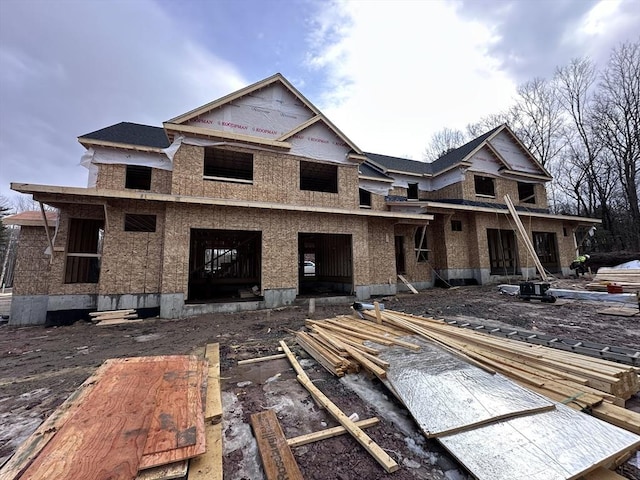 view of property in mid-construction