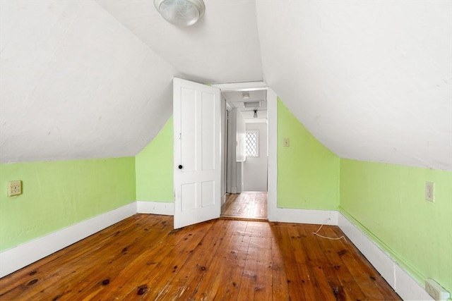 21 Chapel St Unit 21, Newburyport, MA 01950 - bonus room with hardwood / wood-style flooring and vaulted ceiling