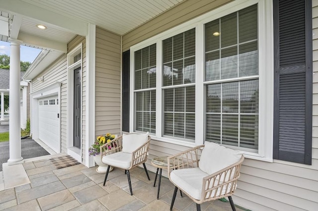 80 Edgemere Ave Unit 80, Northbridge, MA 01588 - porch with a garage and driveway