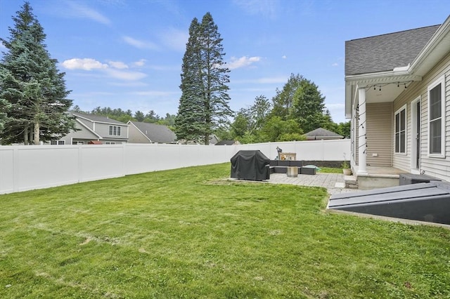 80 Edgemere Ave Unit 80, Northbridge, MA 01588 - fenced backyard with an outdoor living space