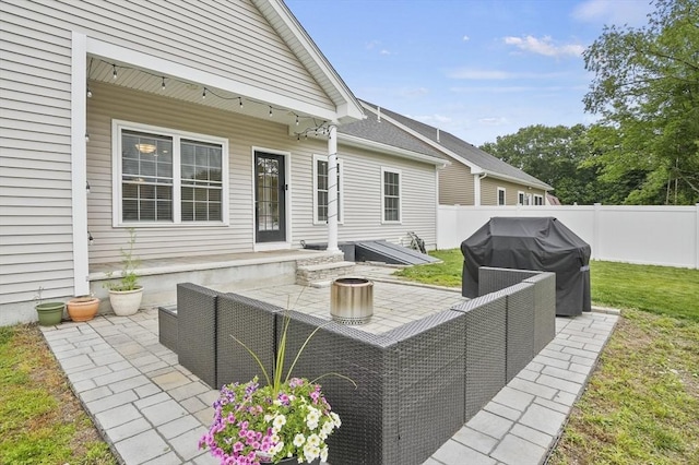 80 Edgemere Ave Unit 80, Northbridge, MA 01588 - fenced backyard with a patio area and area for grilling