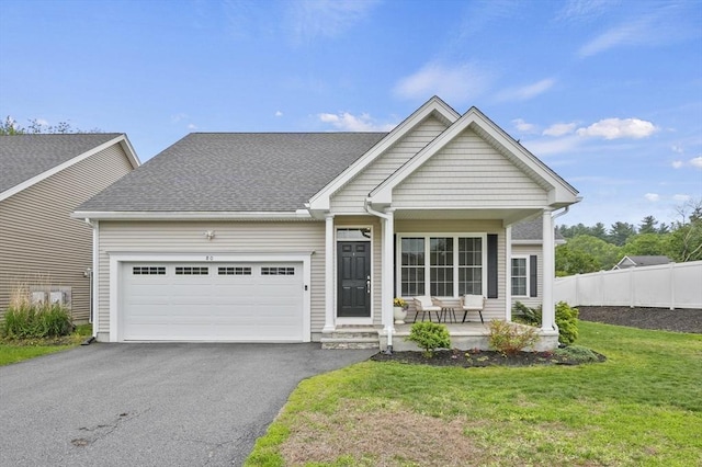 80 Edgemere Ave Unit 80, Northbridge, MA 01588 - view of front of home featuring covered porch, an attached garage, and driveway